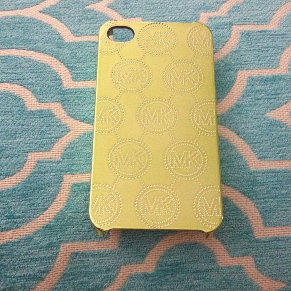 Michael kors metallic phone case