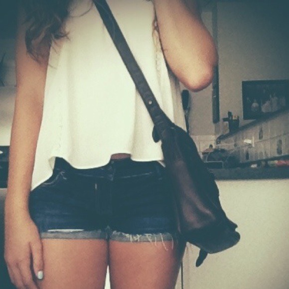 Vintage Fossil brown leather crossbody