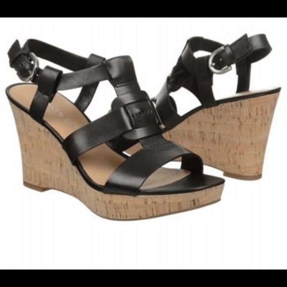 Franco Sarto Shoes - Franco Sarto black wedges
