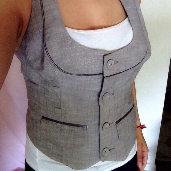 Gray vest