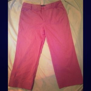 Pink capris