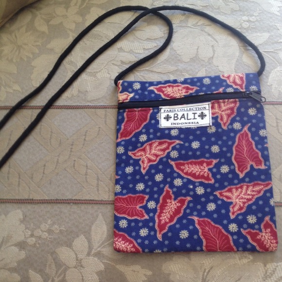 handmade Accessories - Hold! Little batik festival passport style bag