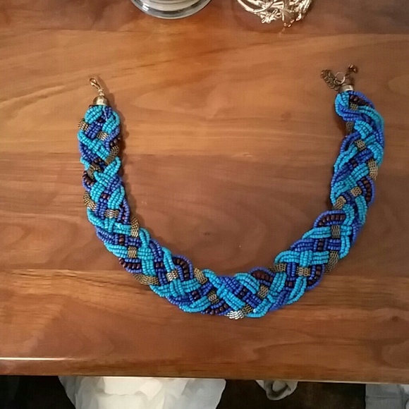 Turquoise tribal necklace