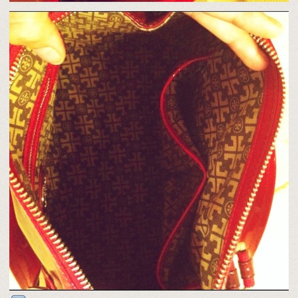 Authentic Tory burch ombré satchel - Picture 3 of 4