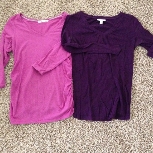 🚫 SOLD IN BUNDLE XS maternity tees