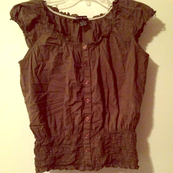 Army green shirt