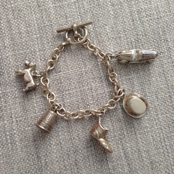 Monopoly Charm Bracelet - sterling silver
