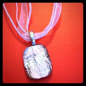 Handmade decoupage stone necklace Handmade decoupage stone necklace