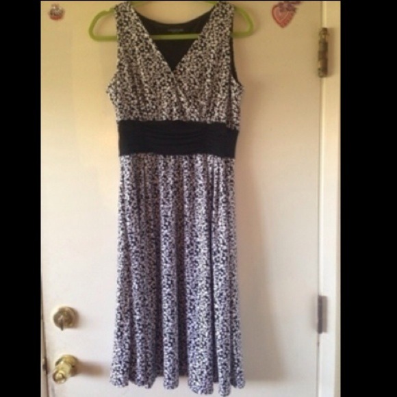 Black and white dress