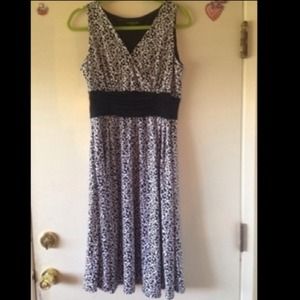 Black and white dress