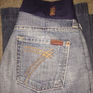 🎀sold🎀Maternity 7 For All Mankind size 26
