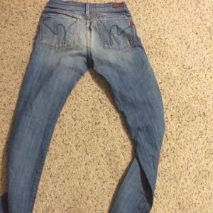 Citizens of humanity boot cut low rise denim