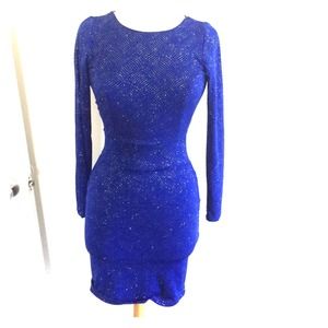 Top shop blue dress size 4
