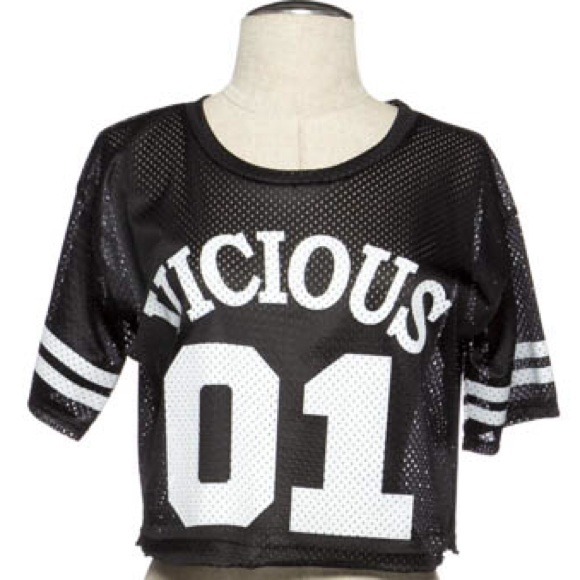 The Vicious 1 Crpped Jersey in black or white