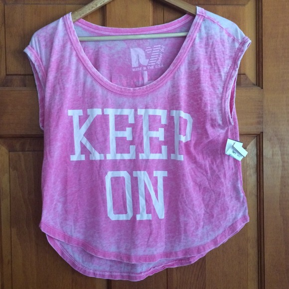 Rebel Yell Keep On Cropped Top