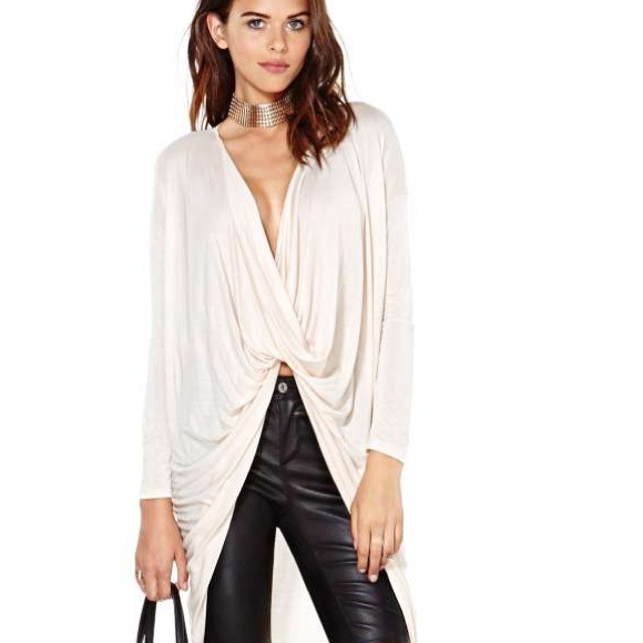 Summer Diva Twist Front Tunic