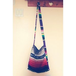 Tribal Aztec Woven Crossbody Shoulder Bag