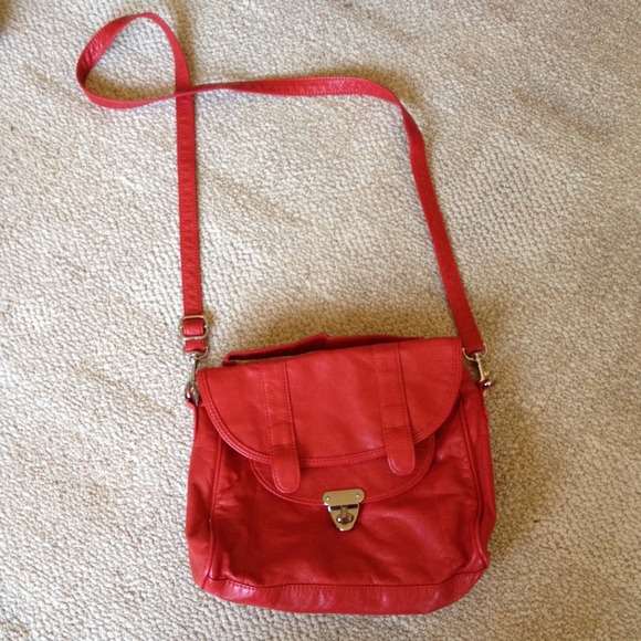Red satchel
