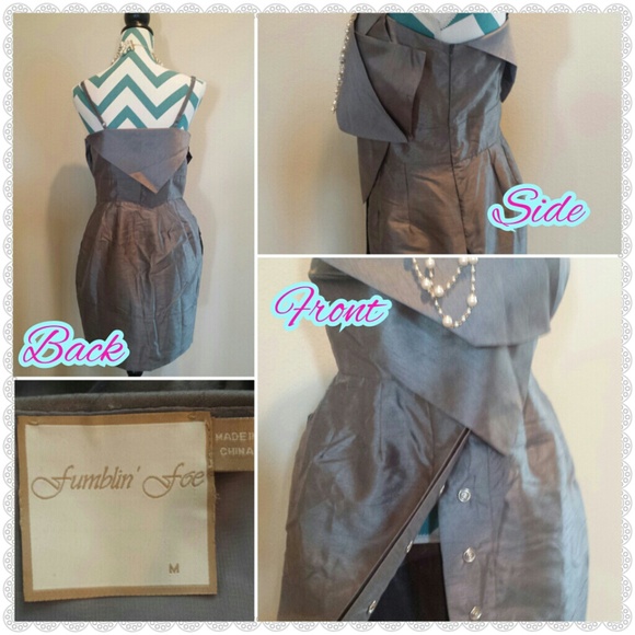 ⬇️💲⬇️🎉HP 6/29🎉Couture Oragami Party Dress - Picture 2 of 2