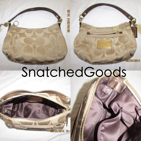 Coach | Bags | Coach Poppy Signature Sateen Handbag Groovy 5317 