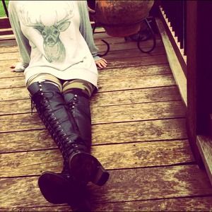 Over-the-Knee Black Boots