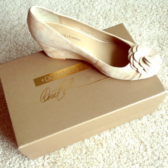 Donald J. Pliner Champagne Wedges