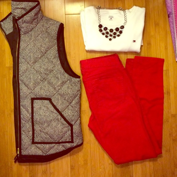 Old Navy Rockstar Red Jeans