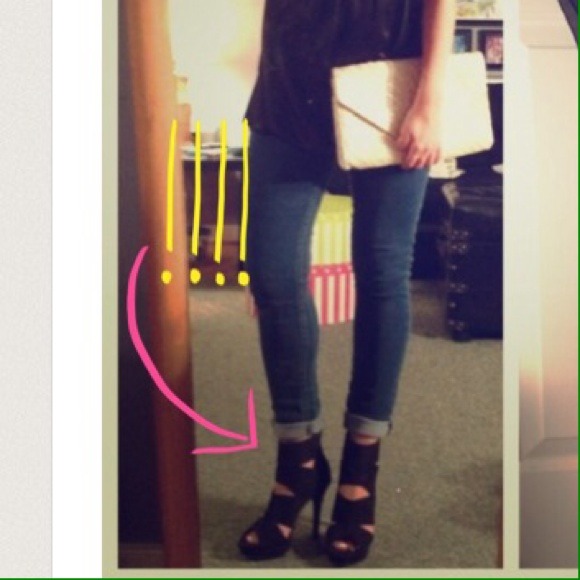 Hot black heels! | Size 6 | Worn once!
