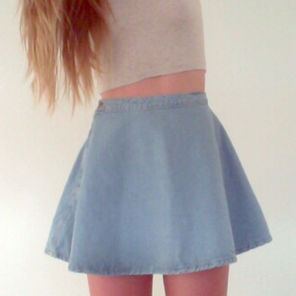 Pants - Denim circle skirt