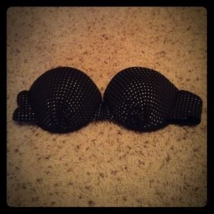 Black studded bikini top