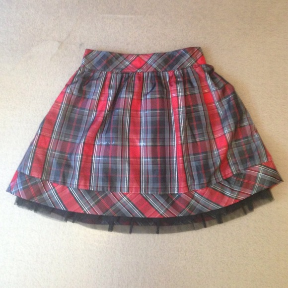 Plaid Skater Skirt