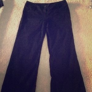 Black size 12 wide leg dress pants