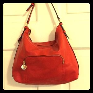 Labor Day sale! Trendy red hobo bag!