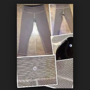 Size 8 cashew stripe crops