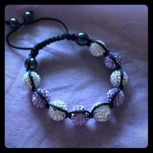 Shamballa crystal bead bracelet