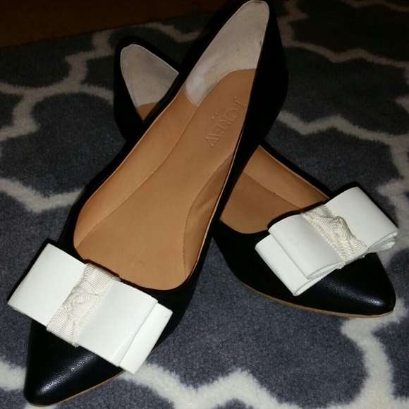 J.Crew Bow Flats - sz 8
