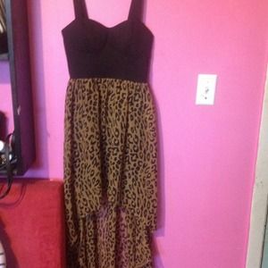 Leopard print dress