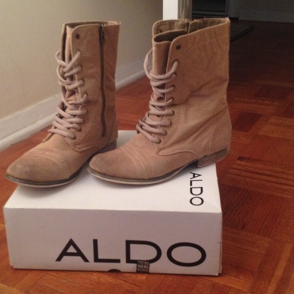 ALDO combat boots. Very gently worn.
