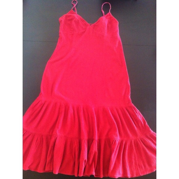 Sexy Red Bohemian style Dress.