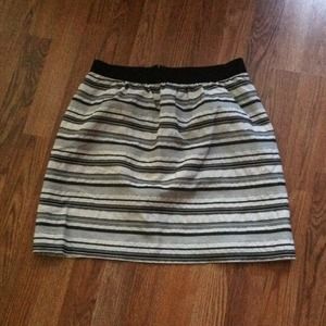 LOFT striped skirt