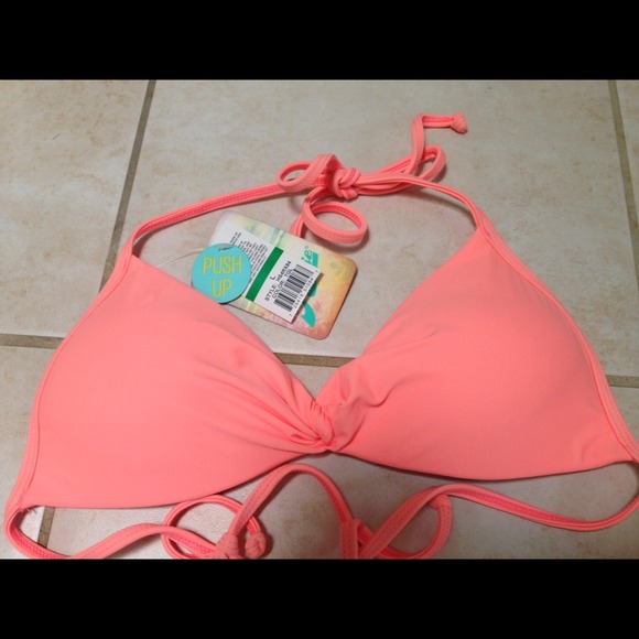 A brand new peach bikini.  Made by hobie!