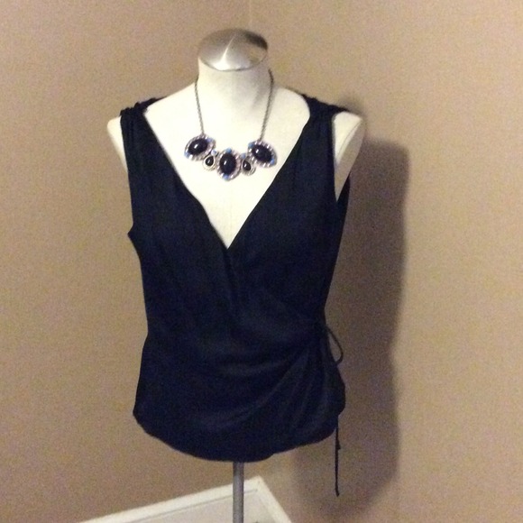 Ralph Lauren Tops - Ralph Lauren petite silk wrap top🌟Quick Sale