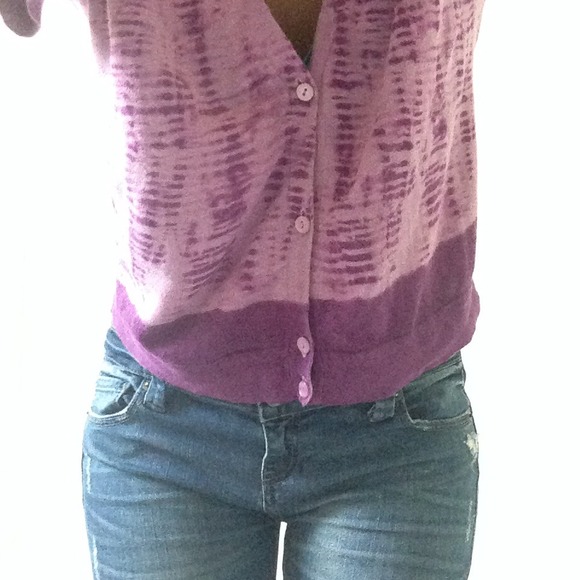 Pink/Purple Tie Dye Crop Top