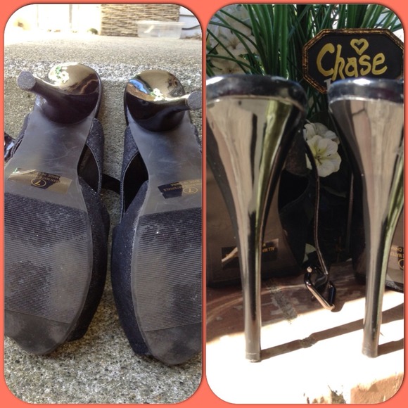 🎉 HOST PICK 🎉  BLACK DENIM STILLETTOS - Picture 4 of 4