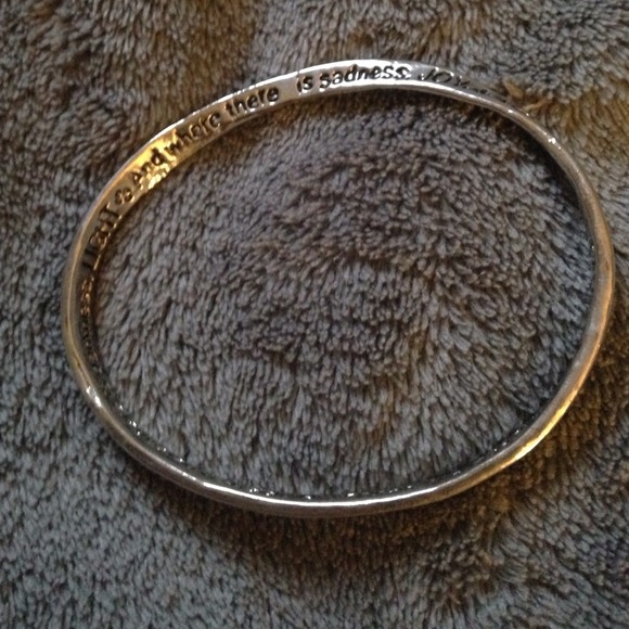 Quote bracelet NWOT FREE WITH PURCHASE