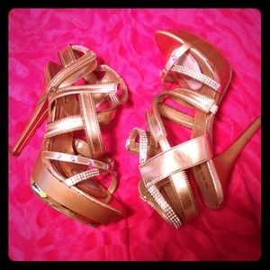 Sexy Gold Heels