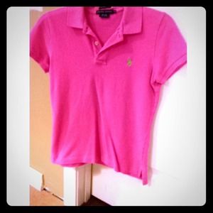 Pink Ralph Lauren polo