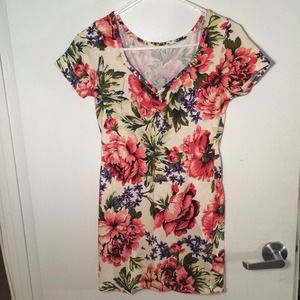 Forever 21 floral bodycon