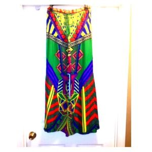 Printed palazzo pants