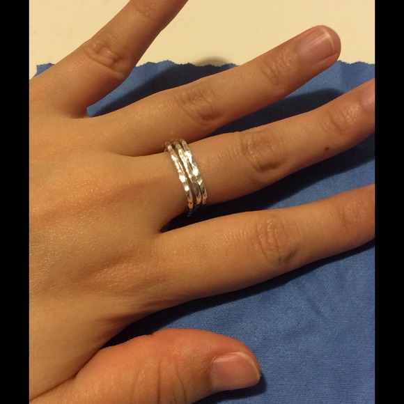 Adina Reyter square stack rings (set of 3) - Picture 4 of 4